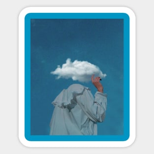 Cloud Woman Sticker